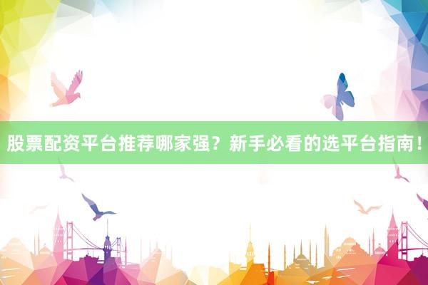 股票配资平台推荐哪家强？新手必看的选平台指南！